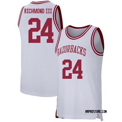 Men's Billy Richmond III Arkansas Razorbacks Replica Basketball Jersey - White