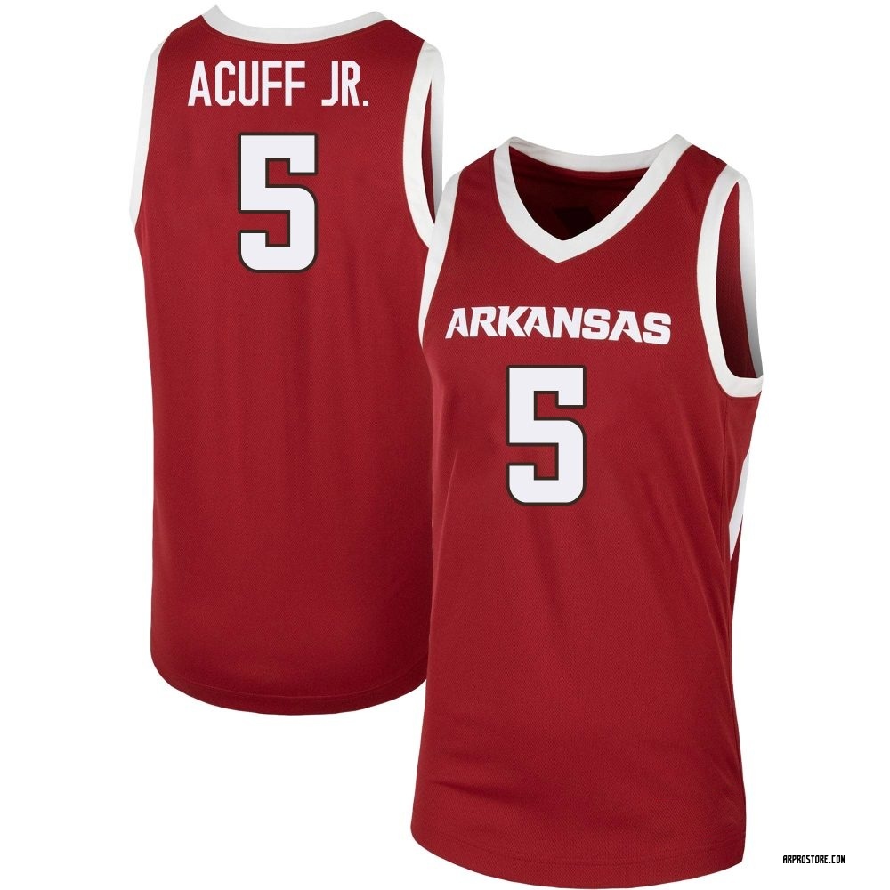 Men's Darius Acuff Jr. Arkansas Razorbacks Replica Cardinal Basketball Jersey