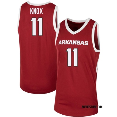 Men's Karter Knox Arkansas Razorbacks Replica Cardinal Basketball Jersey