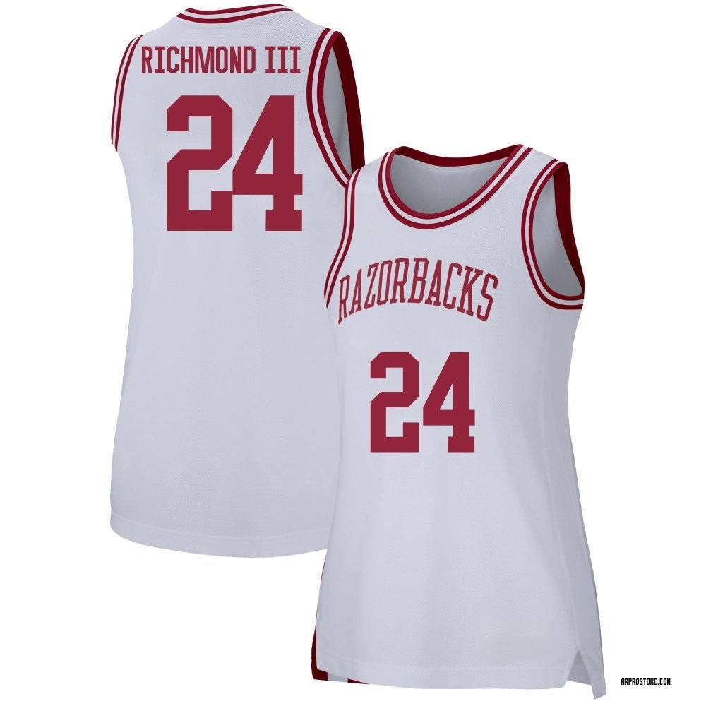 Women's Billy Richmond III Arkansas Razorbacks Replica Basketball Jersey - White