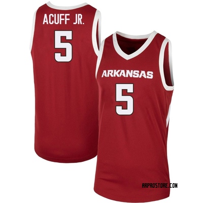 Youth Darius Acuff Jr. Arkansas Razorbacks Replica Cardinal Basketball Jersey